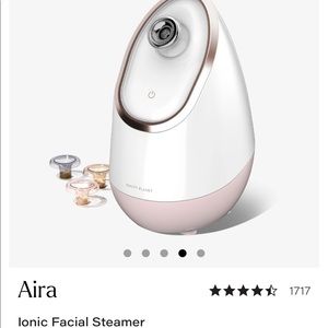 Aria ionic face steamer rose gold